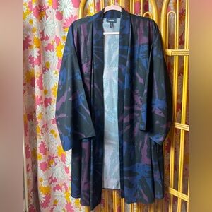 NEW 2X Modcloth Women's Abstract Multicolor kimono/duster